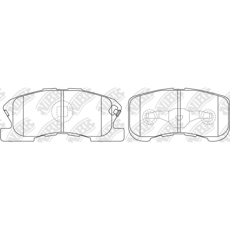 Front Brake Pads For Daihatsu Nissan Toyota NIBK PN6427