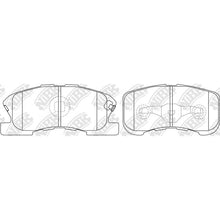 Load image into Gallery viewer, Front Brake Pads For Daihatsu Nissan Toyota NIBK PN6427