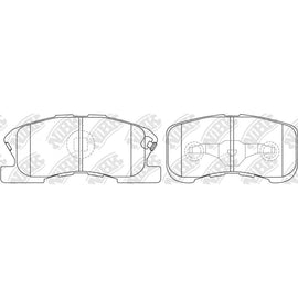 Front Brake Pads For Daihatsu Nissan Toyota NIBK PN6427