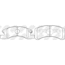 Load image into Gallery viewer, Front Brake Pads For Mitsubishi Nissan Subaru Toyota NIBK PN6428