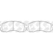 Load image into Gallery viewer, Front Brake Pads For Isuzu Subaru NIBK PN7248