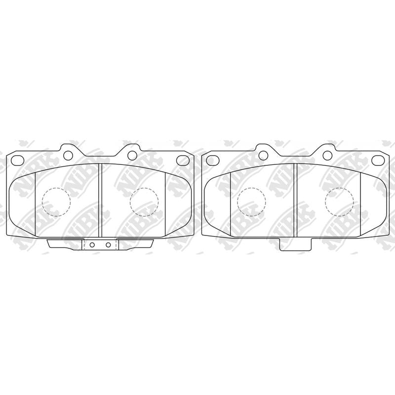 Front Brake Pads For Nissan Subaru