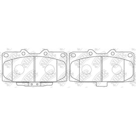 Front Brake Pads For Nissan Subaru