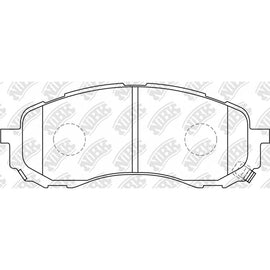Front Brake Pads For Subaru Impreza