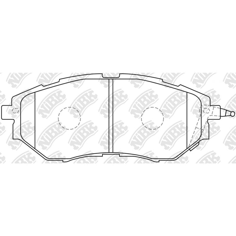 Front Brake Pads For Subaru