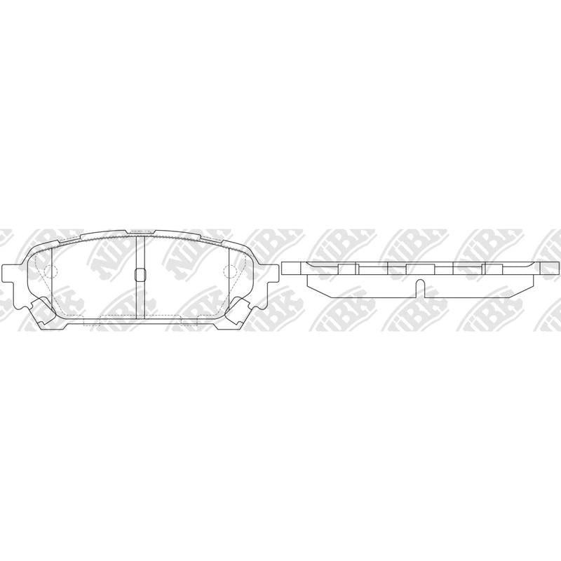 Rear Brake Pads For Subaru Forester Impreza