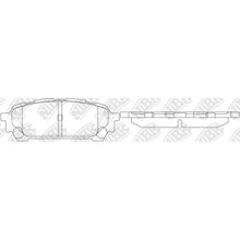 Load image into Gallery viewer, Rear Brake Pads For Subaru Forester Impreza