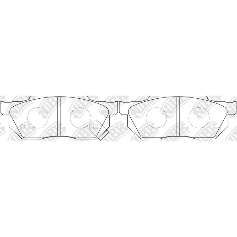 Front Brake Pads For Honda Subaru