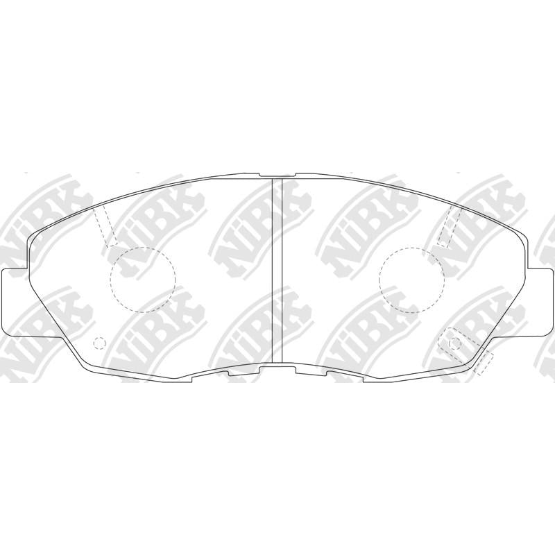 Front Brake Pads For Honda NIBK PN8484
