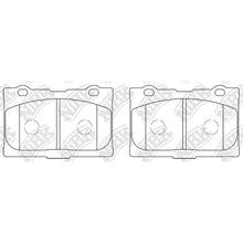 Load image into Gallery viewer, Front Brake Pads For Honda Acura NIBK PN8801