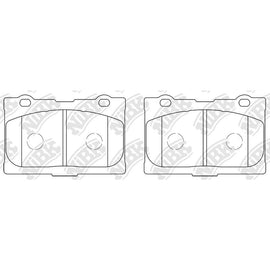 Front Brake Pads For Honda Acura NIBK PN8801