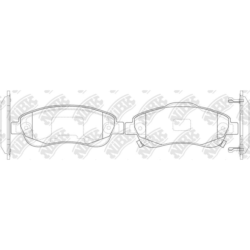 Front Brake Pads For Honda CR-V NIBK PN8808