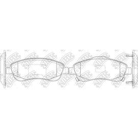Front Brake Pads For Honda CR-V NIBK PN8808