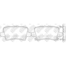 Load image into Gallery viewer, Rear Brake Pads For Honda