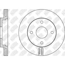 Load image into Gallery viewer, Front Rotors For Ford Mazda NIBK RN1109V