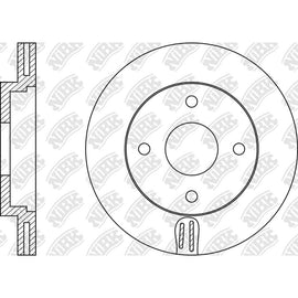 Front Rotors For Ford Mazda NIBK RN1109V