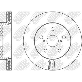 Front Rotors For Subaru Toyota NIBK RN1122V