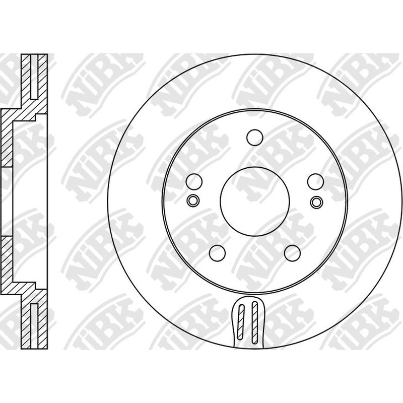 Front Rotors For Dodge Hyundai Mitsubishi Peugeot