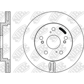 Front Rotors For Acura Honda NIBK RN1218V