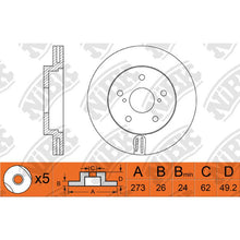 Load image into Gallery viewer, Front Rotors For Toyota Corolla