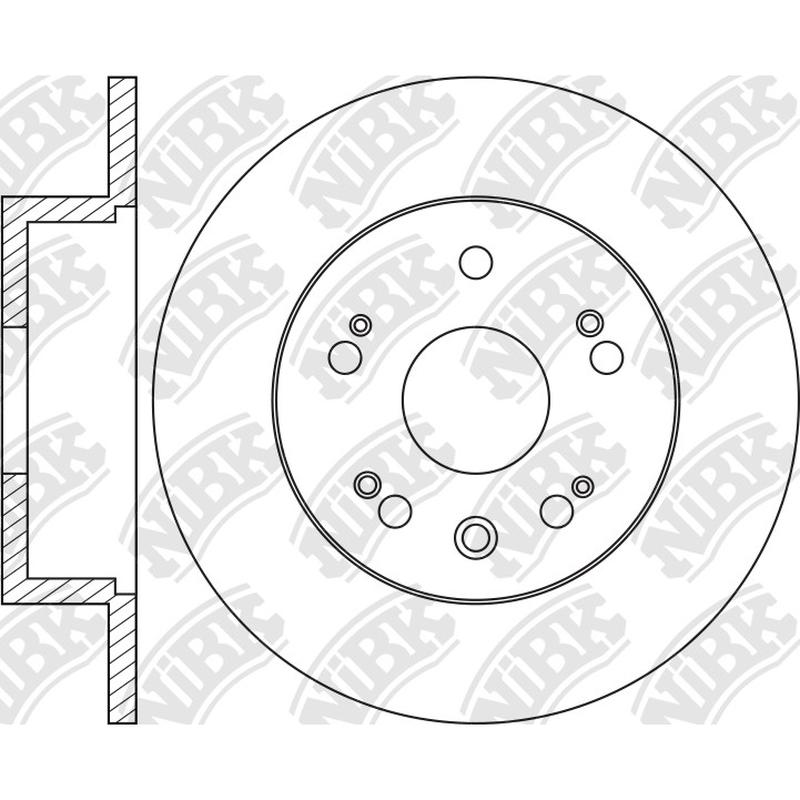 Rear Rotors For Honda Edix FR-V Stream