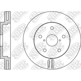 Front Rotors For Toyota NIBK RN1384V