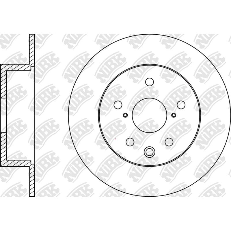 Rear Rotors For Lexus Toyota