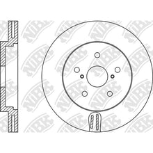 Load image into Gallery viewer, Front Rotors For Lexus Toyota NIBK RN1443V