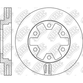 RN1447V Front Rotor 1pc For Isuzu Nissan