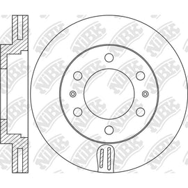 Front Rotors For Dodge Hyundai NIBK RN1457V
