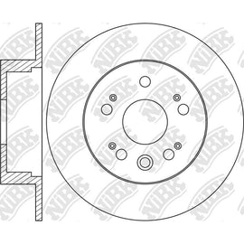 Rear Rotors For Honda NIBK RN1460