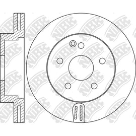 Front Rotors For Mercedes-Benz NIBK RN1463V