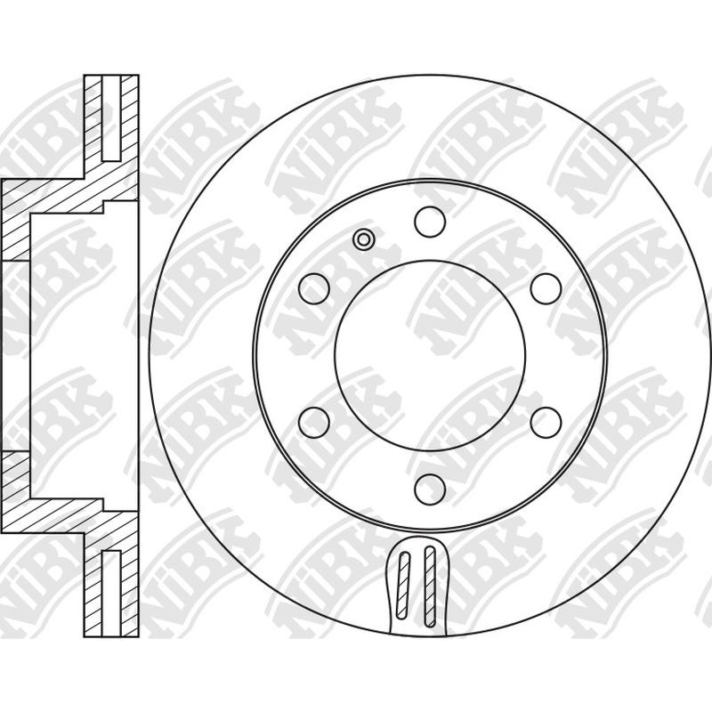 Front Rotors For Ford Mazda NIBK RN1465V