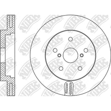 Load image into Gallery viewer, Front Rotors For Subaru - NIBK RN1507V