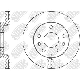 Front Rotors For Mazda NIBK RN1513V