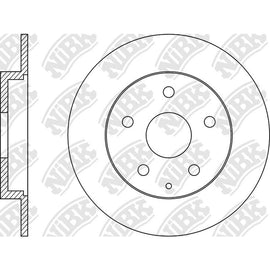 Rear Rotors For Mazda NIBK RN1517