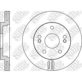 Front Rotors For Hyundai Kia NIBK RN1548V