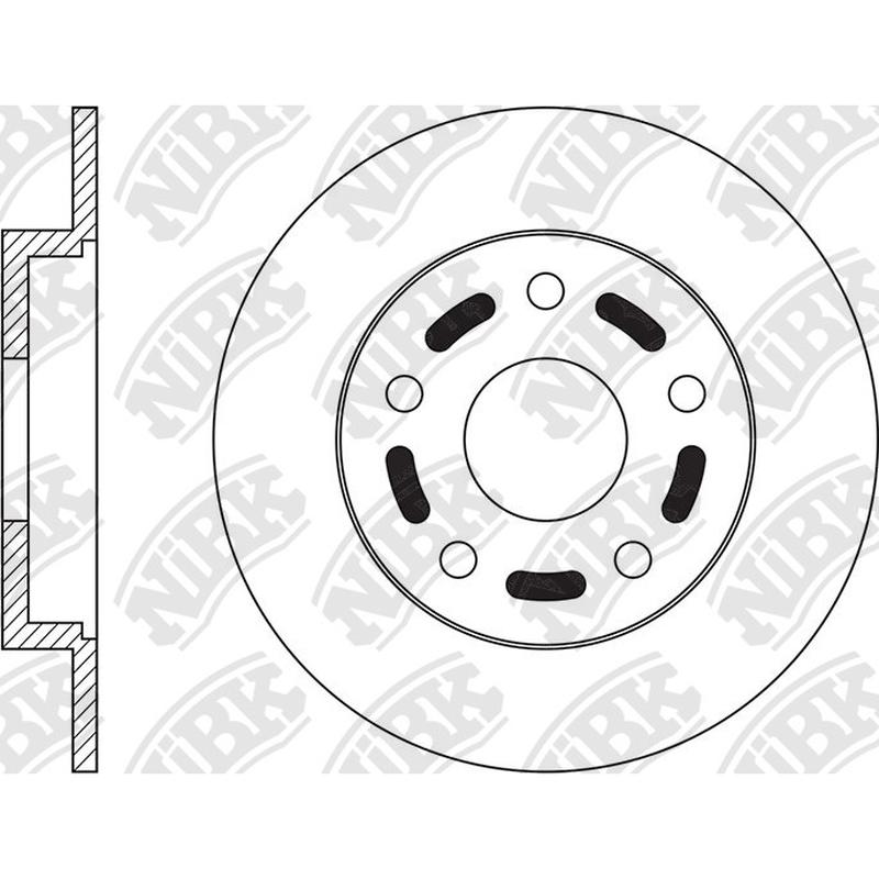 Rear Rotors For Mazda NIBK RN1552