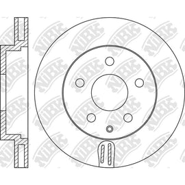 Front Rotors For Mazda NIBK RN1564V