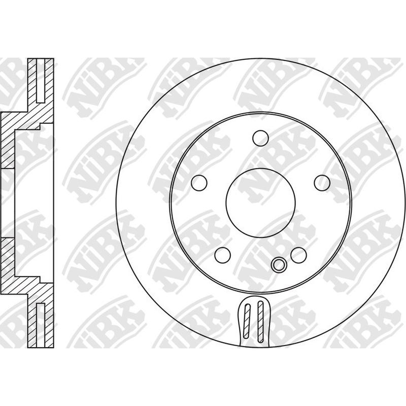 Front Rotors For Mercedes-Benz