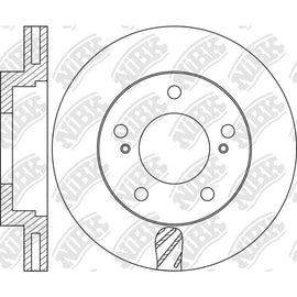 Front Rotors For Ssangyong NIBK RN1620V