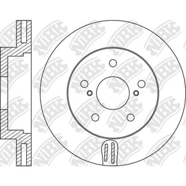 Front Rotors For Toyota NIBK RN1627V