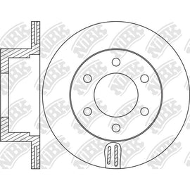 Rear Rotors For Mitsubishi NIBK RN1634V