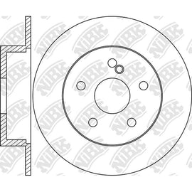 Rear Rotors For Mercedes-Benz NIBK RN1708