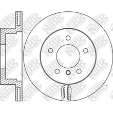 Load image into Gallery viewer, Front Rotors For BMW NIBK RN1717V