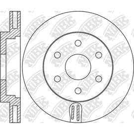 Front Rotors For Nissan Renault NIBK RN1894V