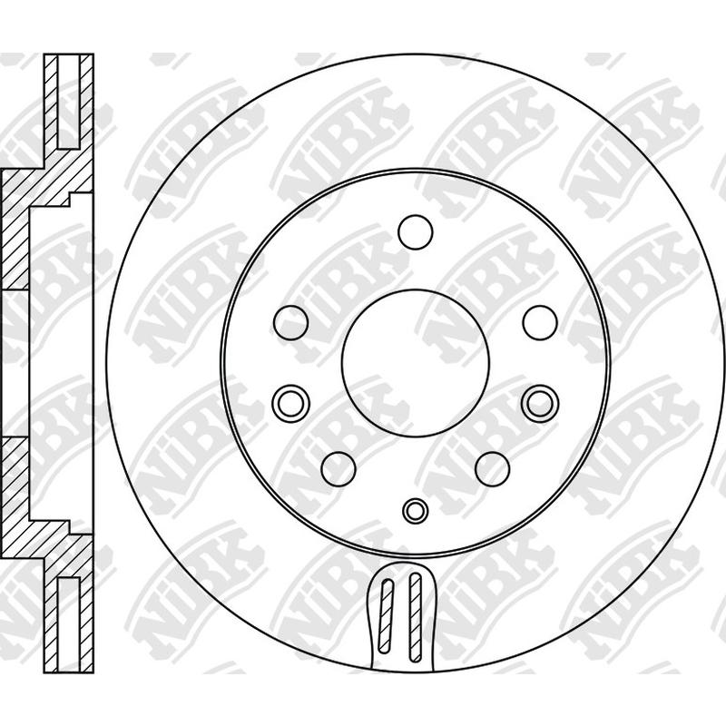 Front Rotors For Mazda RX-8 NIBK RN1908V