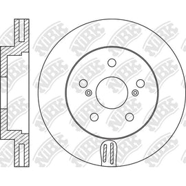 Front Rotors For Toyota NIBK RN2097V