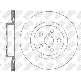 Front Rotors For Subaru NIBK RN2169V