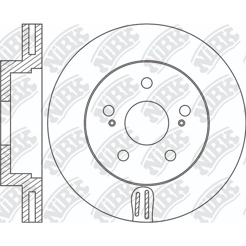 Front Rotors For Suzuki Toyota NIBK RN2192V